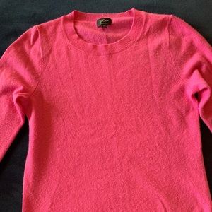 J crew 100% cashmere pink sweater